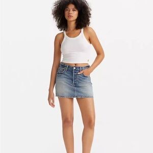 LEVIS ICON DENIM MINI SKIRT